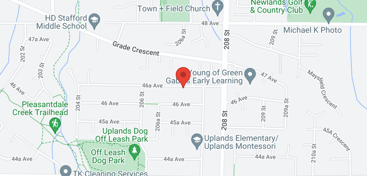 map of 20690 46A AVENUE